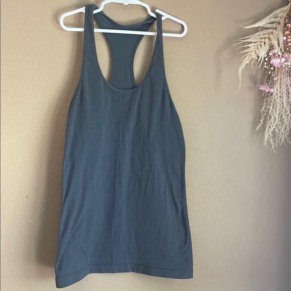 Lululemon Athletica Blue Racerback Tank Top